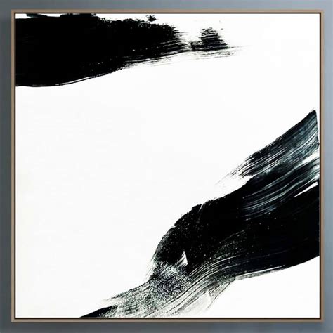 Minimalism – Black & White | Original Painting for Sale | Ron Deri Art