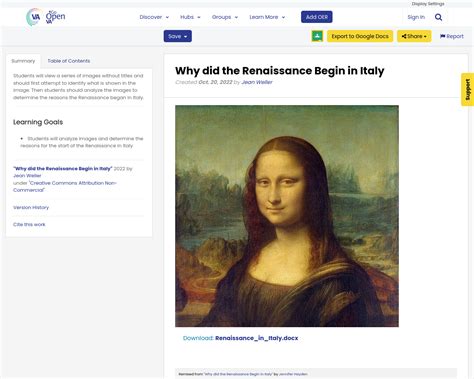 Why did the Renaissance Begin in Italy | #GoOpenVA