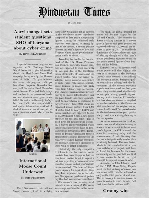 Image result for Newspaper PDF