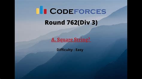 Image result for Square String Codeforces