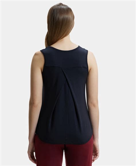 Buy Environment Friendly Lyocell Relaxed Fit Tank Top - Black JW50 ...