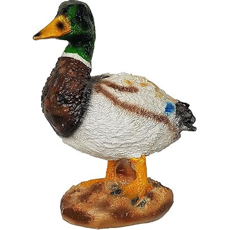 Wonderland Duck , Geese with red Scarf Statue for Garden Decor ...