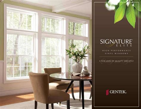 Gentek Building Products, Inc., Catalogs, Signature Elite Window ...