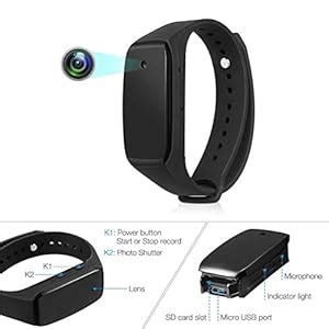 Buy Wearable Bracelet HD Hidden Camera 1080p Spy Camera/Adjustable ...