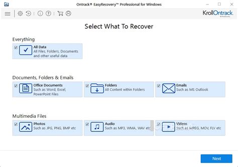 OnTrack EasyRecovery Professional Trial (version 5.04) : Ontrack : Free ...