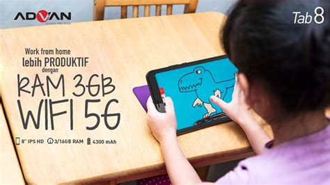 ADVAN TAB 8 Harga Sejutaan Sudah Mendukung WIFI 5G