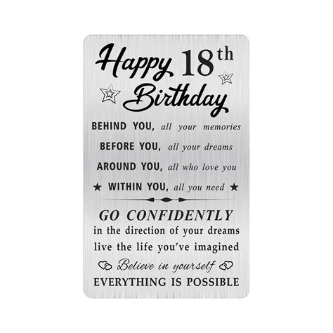 Happy 18th Birthday Card