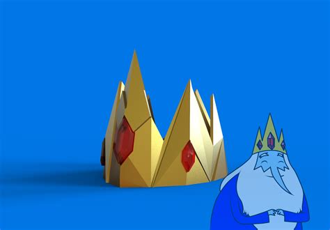 STL file Ice King crown (concept) 🧊 ・3D printing template to download・Cults