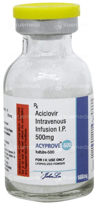 Acyprove 500 Mg Infusion 1 - Uses, Side Effects, Dosage, Price | Truemeds