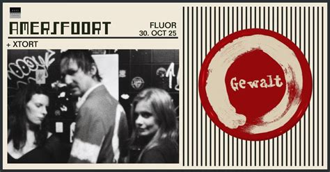 GEWALT in Amersfoort, FLUOR, Amersfoort, 30 October 2025 | AllEvents