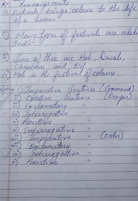 pls send ENGLISH grammar practice sheet with solution for class 6 ...