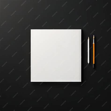 Premium Vector | Blank notebook and pencils on grey background flat lay ...