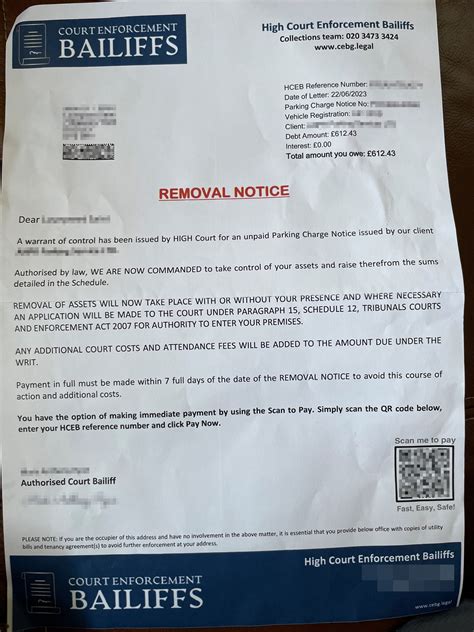 Fake bailiff firm with bogus London address using false £600 parking fines to scam families