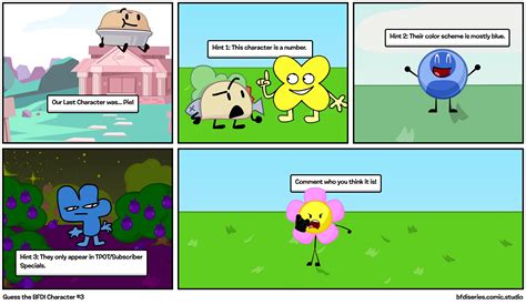 Guess the BFDI Character #3 - Comic Studio