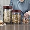 Buy CELLO Modustack Glassy Storage Jar Set of 2 (750 ml x 2), Maroon ...