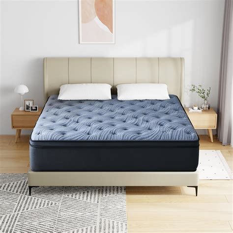 Amazon.com: Double Mattress 30cm Thickness, Molblly Firm Foam Topper ...