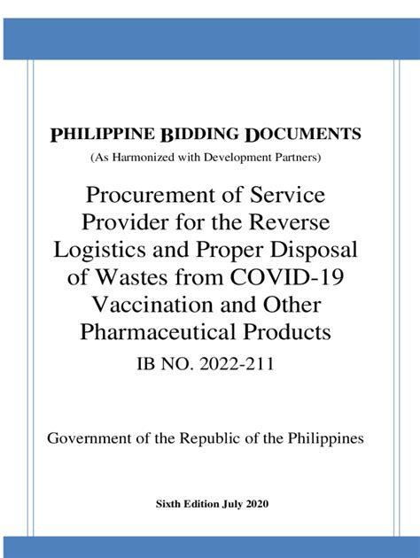 Fillable Online doh gov DOH Policy Updates and Reverse Logistics Fax ...