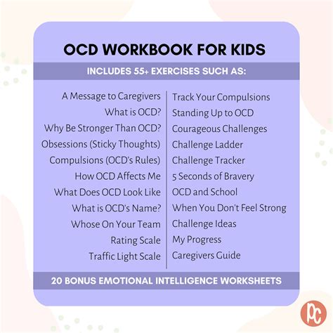 OCD Worksheets for Teens Teen OCD Tracker and Journal Pages OCD ...