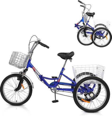PEXMOR Folding Adult Tricycle, Single Speed Trike 3 | Ubuy India