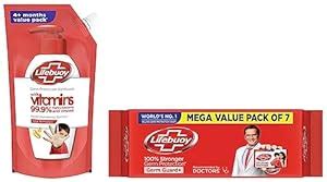 Buy Lifebuoy Total10 Soap 125 g (Pack of 7) and Lifebuoy Total 10 Activ ...