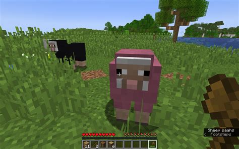 Minecraft Baby Pink Sheep
