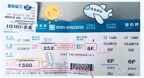 国际航班机票的样式 中国国际航空公司的机票样本