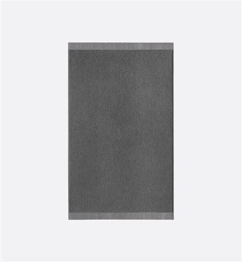 Bath Sheet Anthracite Gray Cannage | DIOR