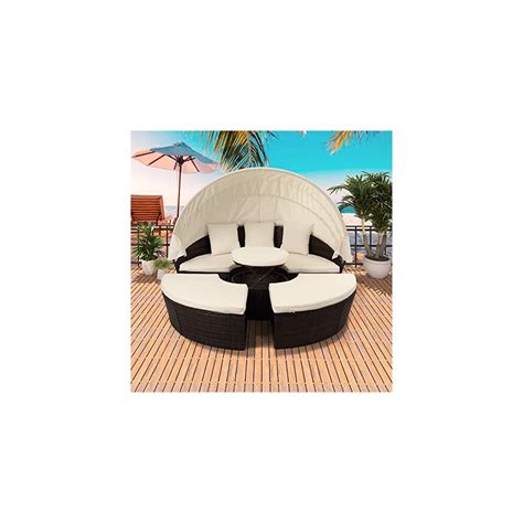 Buy Patio Seating Patio Couch Furniture, Round Outdoor Sectional Sofa ...