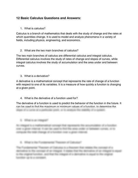 Image result for Example of Question in Basic Calculus