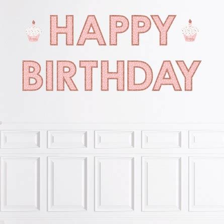 Big Dot of Happiness Pink Rose Gold Birthday - Peel | Ubuy India