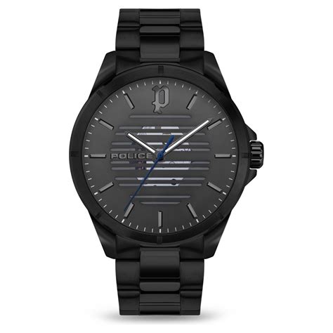 Buy Online Police Grey Dial Black Strap Analog Watch for Men ...