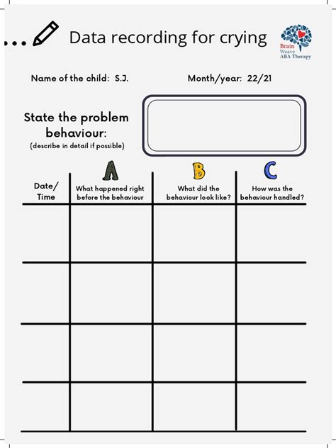 Image result for ABC Data Sheet Example