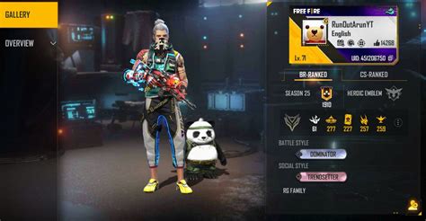 Run Gaming’s Free Fire ID, monthly income, stats, real name, and more ...