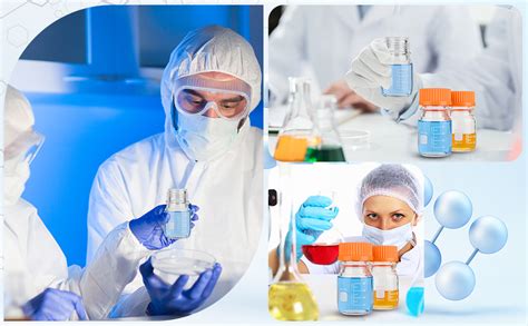 Bello Borosilicate Glass reagent bottle 100ml with leak proof Blue ...