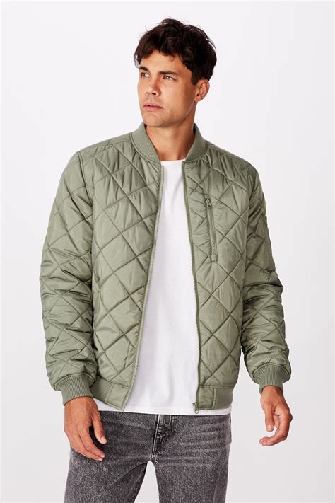 Quilted bomber jacket - khaki Cotton On Jackets | Superbalist.com