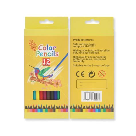 ccocc 12Pcs Coloring Pencils, 12 Color Drawing Sketching Pencil Set ...