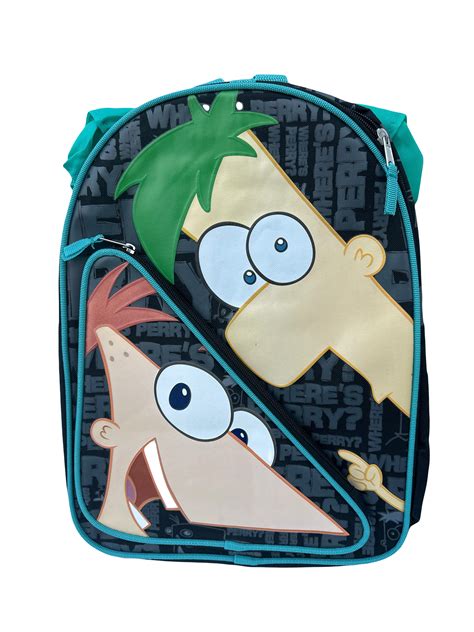 Disney Phineas and Ferb Backpack with Agent P hood - Walmart.com