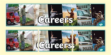 Careers Photo Display Banner (teacher made) - Twinkl