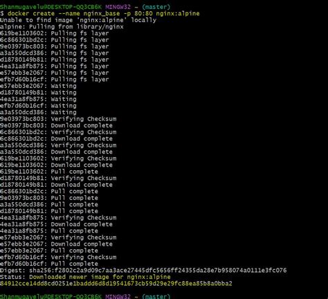 How to Create a Docker Container 的图像结果