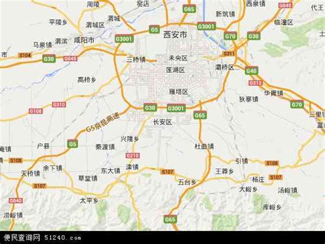 西安市在中国地图的什么方向-求西安市电子地图