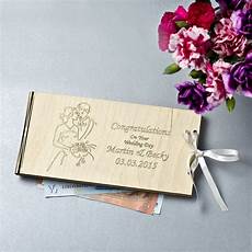 Wedding Gift Money by Personalised Wooden Money Wedding Gift Envelopes By Wedding Gift Money