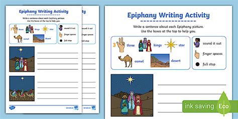 Epiphany Early Writing Activities
