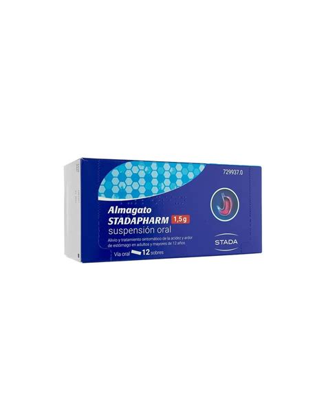 ALMAGATO STADAPHARM 1,5 g 12 SOBRES SUSPENSION ORAL Online