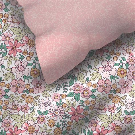 Buy Color Sense by LAYERS Ivy 125GSM Floral Print 3Pcs Queen Bedsheet ...