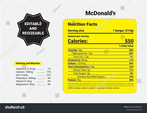 Large Chips Calories Mcdonalds