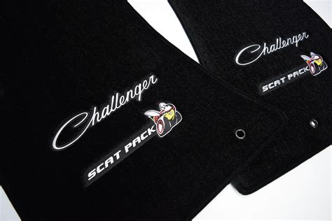 Dodge Challenger Logo Floor Mats