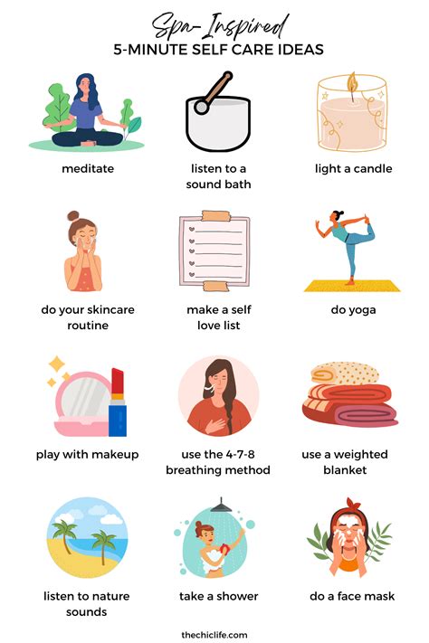 101 5 Minute Self Care Ideas to Help You Feel Better Fast - The Chic Life