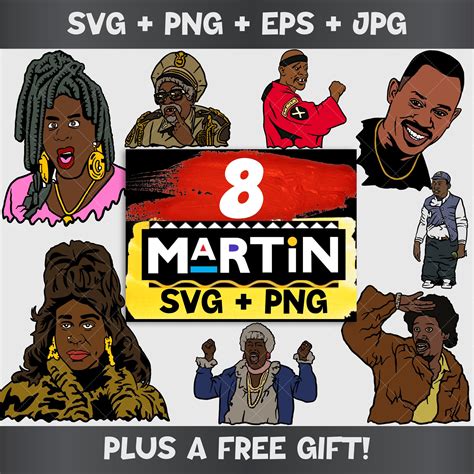 Martin Svg Bundle, Martin TV Show Svg, Sheneneh Jenkins Images ...