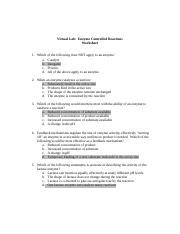 Image result for Enzyme-Controlled Reactions Virtual Lab