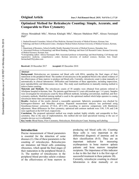Image result for Retics Count by Flow Cytometry